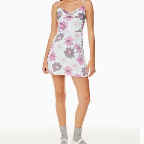 Sunday Best Spencer floral satin mini dress - Picture 2 of 8